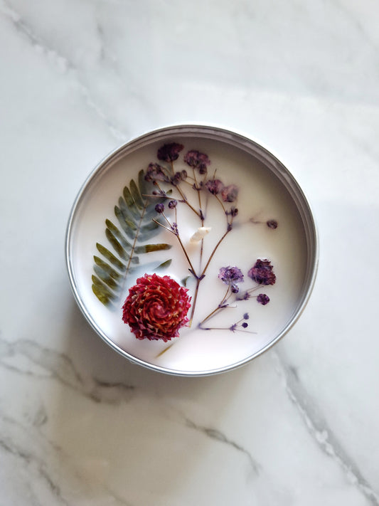 Floral Bliss Candle Favors