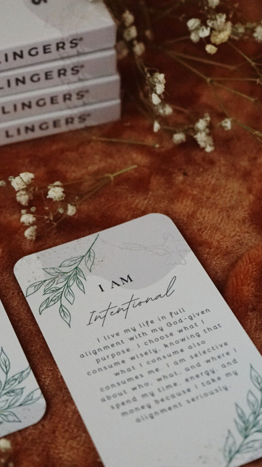 Words That Linger: Affirmation Deck image 1