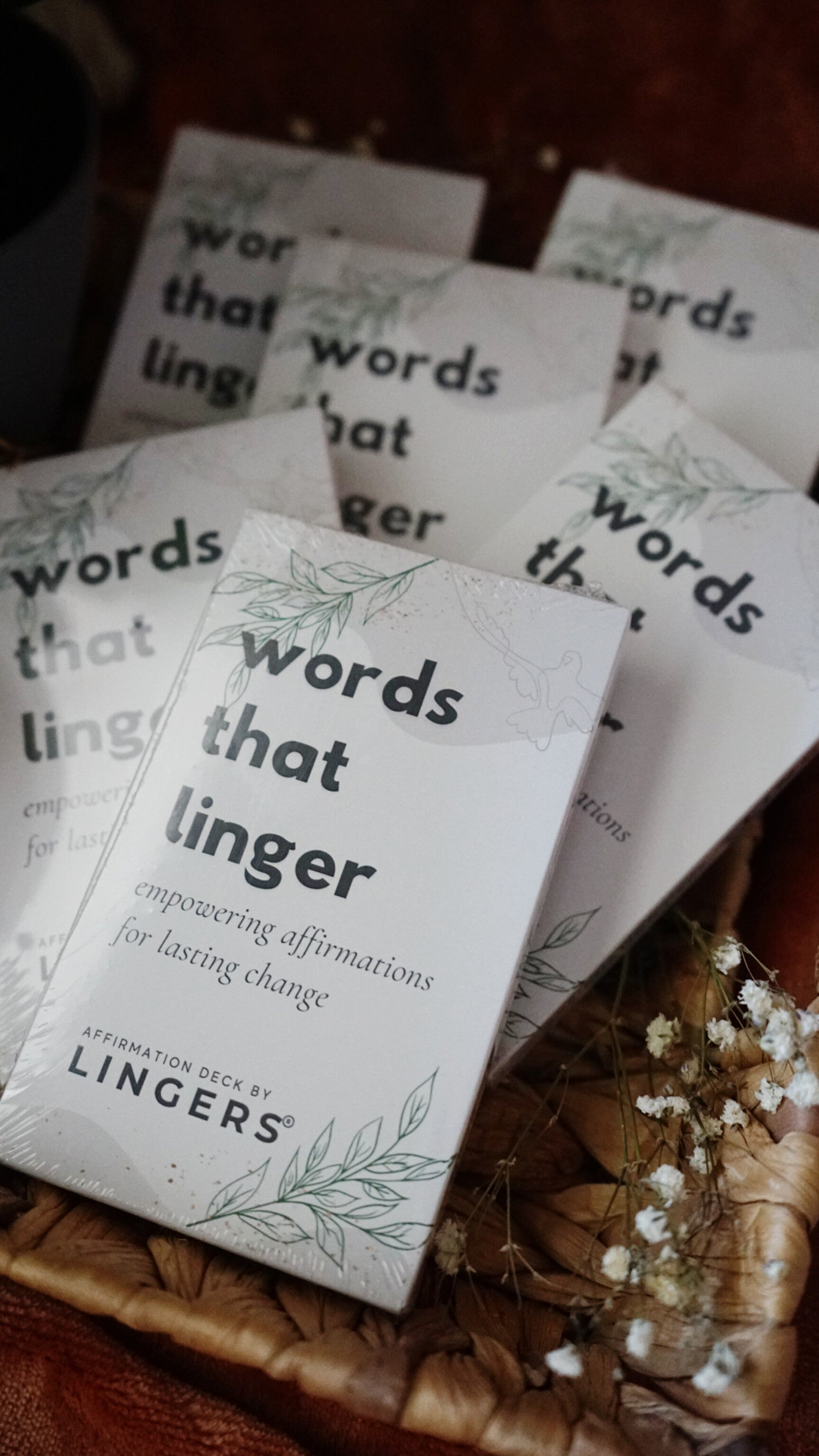 Words That Linger: Affirmation Deck image 0